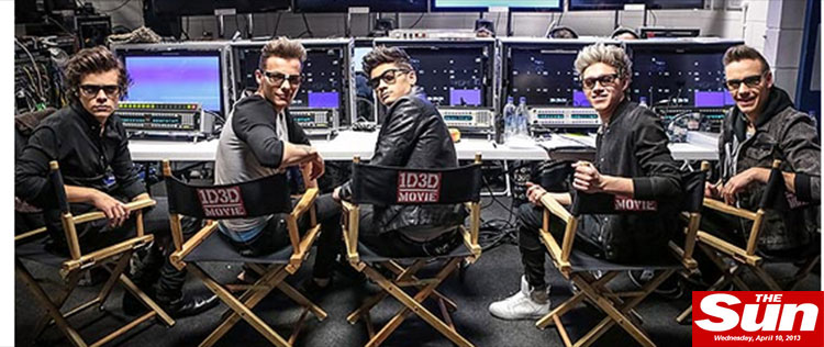 Veja a primeira foto oficial do filme da <i>One Direction</i>