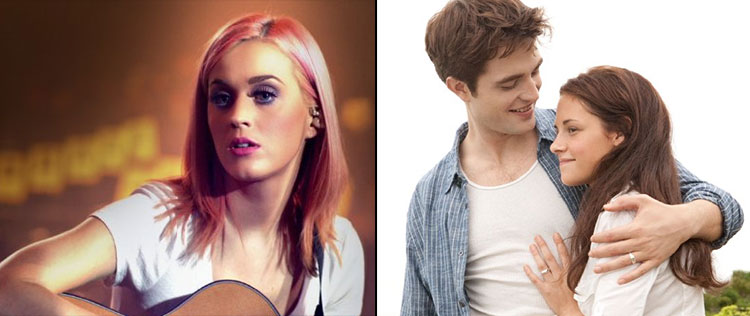 Katy Perry quer ser amiga de Kristen Stewart e Robert Pattinson