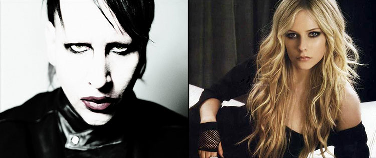 Avril Lavigne fez dueto com Marilyn Mason