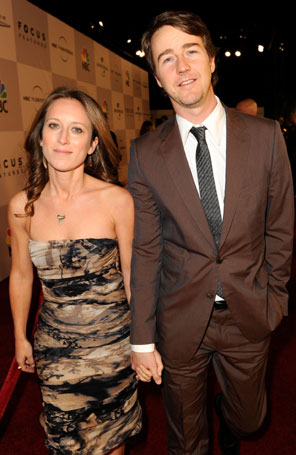 Edward Norton se casou secretamente com Shauna Robertson em 2012