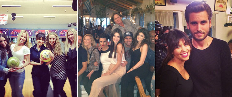 Kourtney Kardashian ganha festa surpresa para comemorar seu aniversário