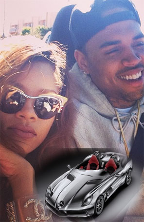 Rihanna compra carro de dois milhões de reais para Chris Brown