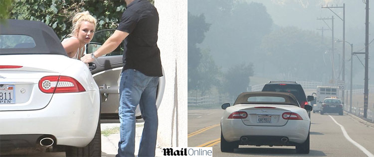 Britney Spears corre para socorrer família contra ameaça de incêndio em sua casa