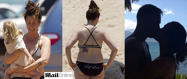 Alanis Morissette exibe quilos a mais no Havaí, veja a foto!