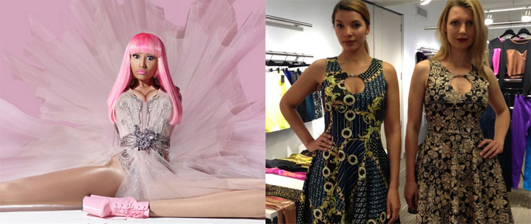 Nicki Minaj mostra sua coleção de roupas no <i>Twitter</i>