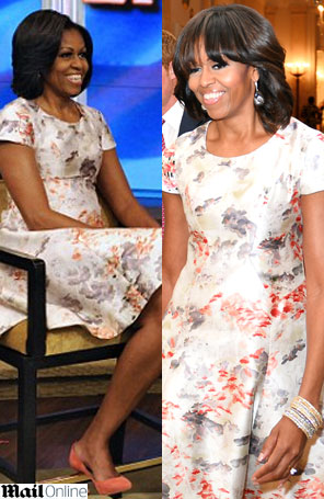 Michelle Obama repete vestido em evento para recepcionar o Príncipe Harry