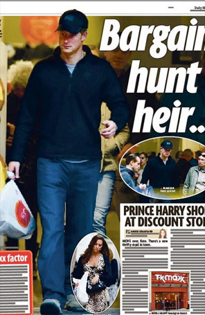 Príncipe Harry vai às compras e pechincha promoções, veja!