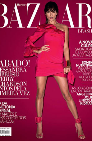 Alessandra Ambrósio posa pela primeira vez para <i>Harper´s Bazaar Brasil</i>