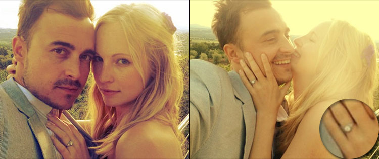 Candice Accola, de <i>Vampire Diaries</i>, está noiva. Veja o anel!