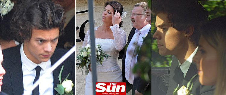 Harry Styles é padrinho de casamento da mãe
