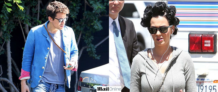John Mayer é visto saindo da casa de Katy Perry