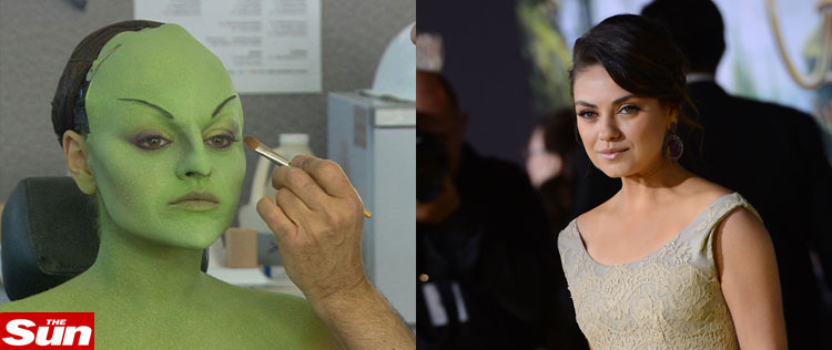 Veja a transformação de Mila Kunis em a Bruxa Má do Oeste