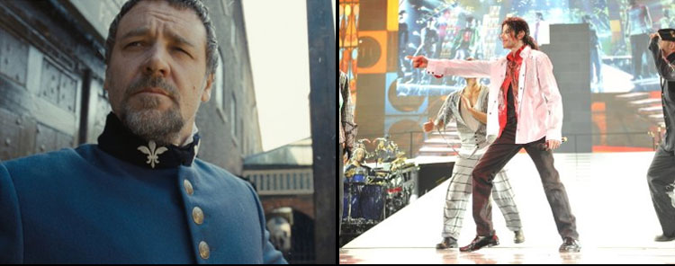 Michel Jackson passava trotes para Russell Crowe, saiba mais!