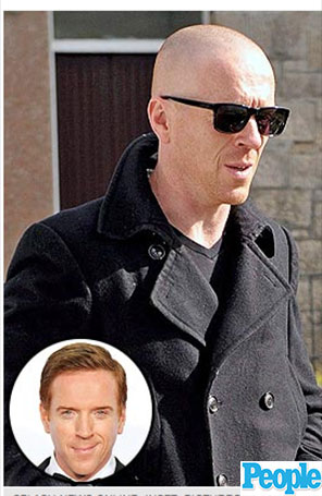 Damian Lewis, de <i>Homeland</i>, raspa o cabelo