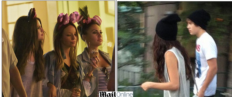 Selena Gomez passa dia na Disneylândia e levanta rumores de um suposto <i>affair</i>