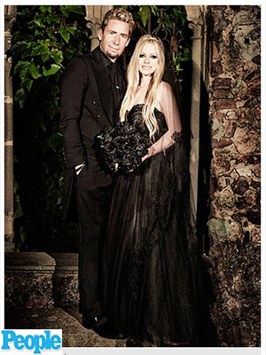 Veja uma foto do vestido de Avril Lavigne!