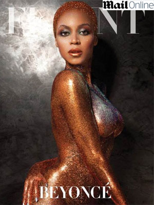Coberta de <i>glitter</i>, Beyoncé é capa da revista <i>Flaunt</i>