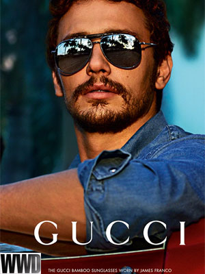 James Franco estrela campanha de óculos da <i>Gucci</i>