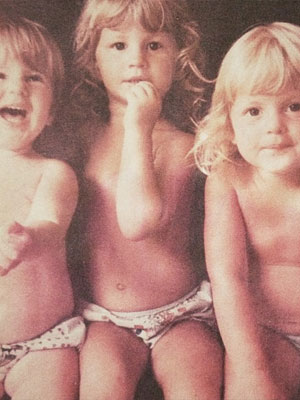 Gisele Bündchen mostra imagem bebê com as irmãs