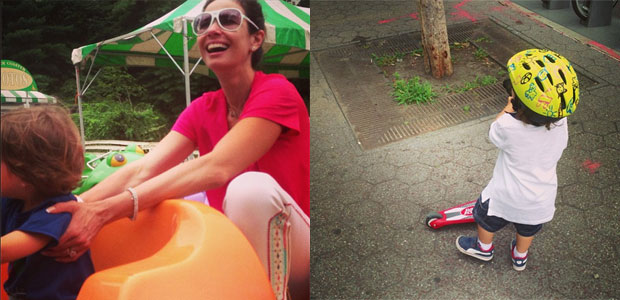 Luciana Gimenez posta foto com o filho em Nova York