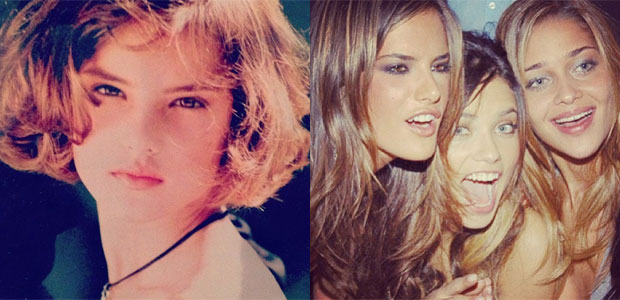 Alessandra Ambrósio publica imagem de antes de se tornar modelo