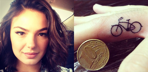 Ísis Valverde divulga foto de suposta nova tatuagem