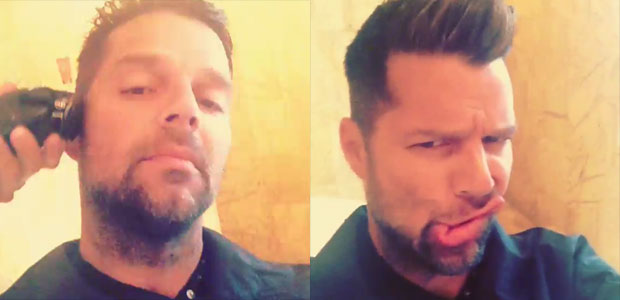 Ricky Martin muda o visual e mostra o resultado. Confira!