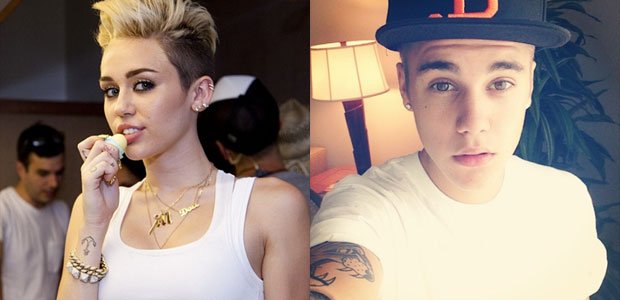 Miley Cyrus aconselha Justin Bieber a se afastar da mídia por um tempo