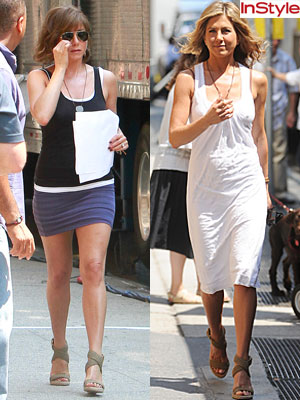 Jennifer Aniston repete sandália desde 2009