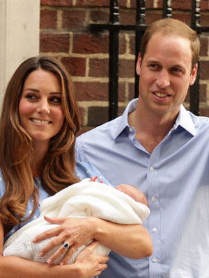 Rainha Elizabeth II conhece o herdeiro do trono real