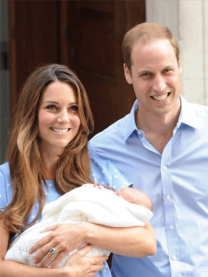 Kate Middleton, príncipe William e o bebê real estão no interior da Inglaterra