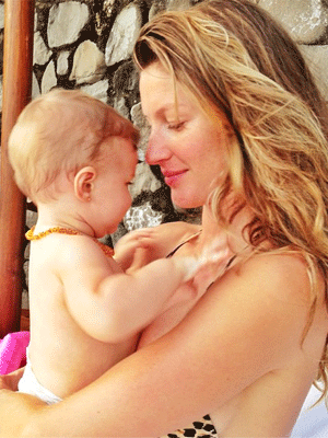 Gisele Bündchen posta foto ao lado da filha caçula, Vivian