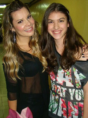 Fernanda Souza conhece nova interprete de Mili em <i>Chiquititas</i>