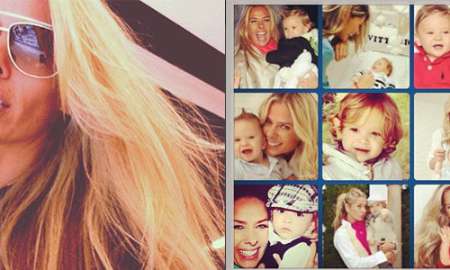 Adriane Galisteu celebra os três anos de idade do filho com montagem de fotos