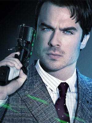 Ian Somerhalder posa com arma para novo filme