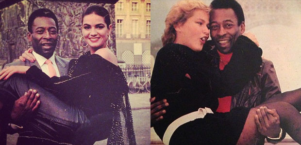 Luiza Brunet divulga foto de Xuxa no colo de Pelé