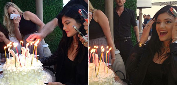 Kendall Jenner comemora aniversário sem a irmã, Kim Kardashian