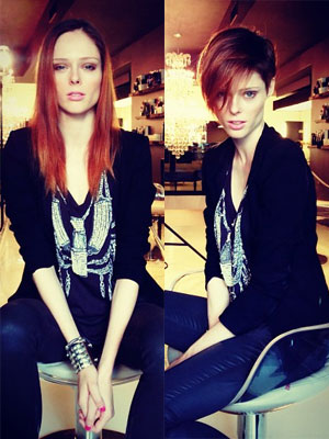 Coco Rocha adota os cabelos curtíssimos, veja!