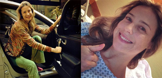 Após acidente, Luana Piovani deixa hospital