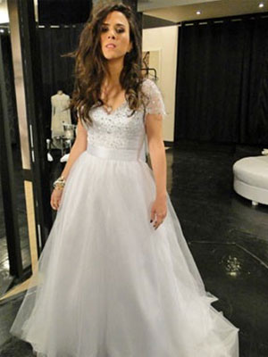 Veja o vestido de noiva de Valdirene, papel de Tatá Werneck em <i>Amor à Vida</i>