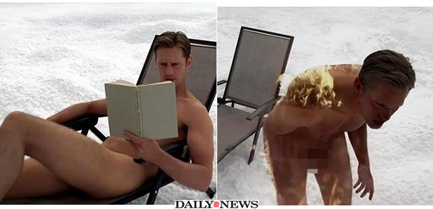 Alexander Skarsgard aparece completamente nu em <i>True Blood</i>. Veja!
