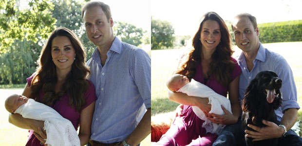 É divulgada a primeira foto oficial do Príncipe George. Confira!