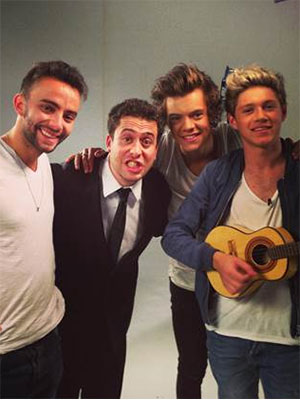 <i>CQC</i> exibe entrevista com a <i>One Direction</i>