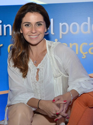 Giovanna Antonelli participa de evento sobre a alimentação infantil