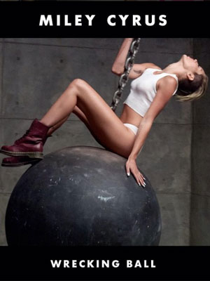 Miley Cyrus lança novo <i>single</i>, <i>Wrecking Ball</i>