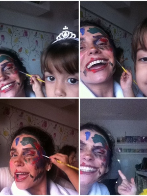 Giovanna Antonelli é pintada pelas filhas, confira o resultado!