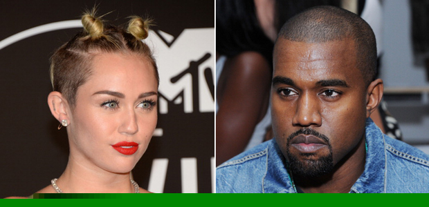 Miley Cyrus e Kanye West podem gravar músicas juntos