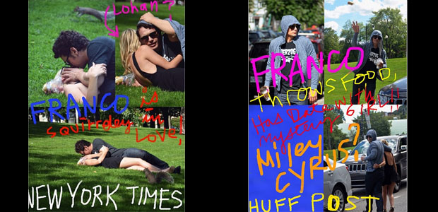 James Franco namora Miley Cyrus e Lindsay Lohan ao mesmo tempo, entenda!