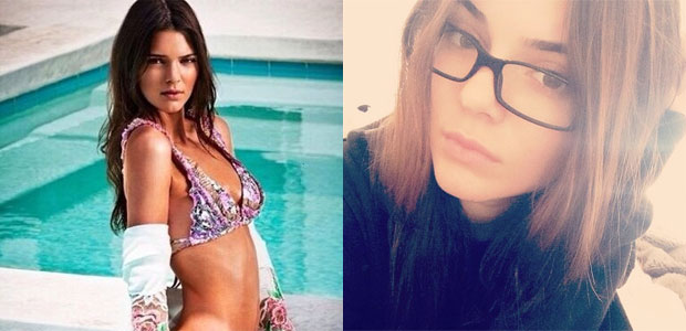 Kendall Jenner aparenta estar com os fios mais claros