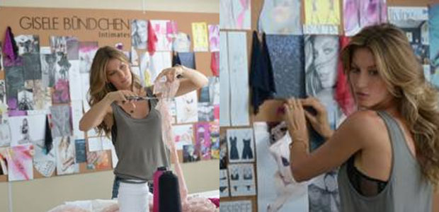 Gisele Bündchen trabalha em coleção em São Paulo